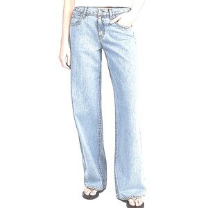 Mica Super High Flare Women's Jeans
Light Blue Denim Size 31